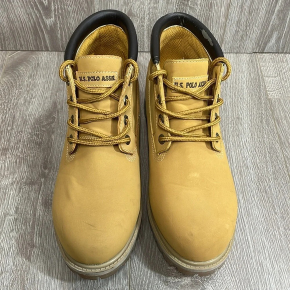 U.S. Polo Assn. Ankle Work Boots Lug Sole 9 - Picture 2 of 15